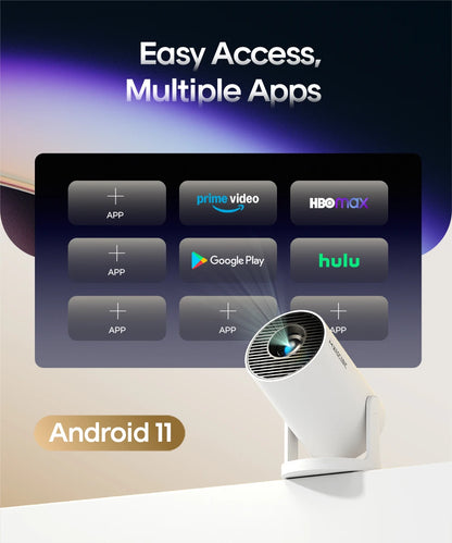Magcubic Projector Android 11 4K 1280*720P HY300 Pro + Dual Wifi