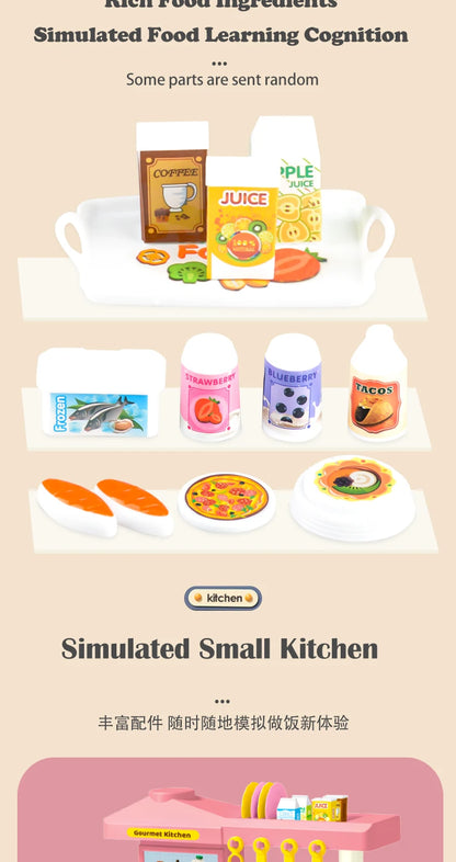 Kids Play Kitchen Accessories Playset