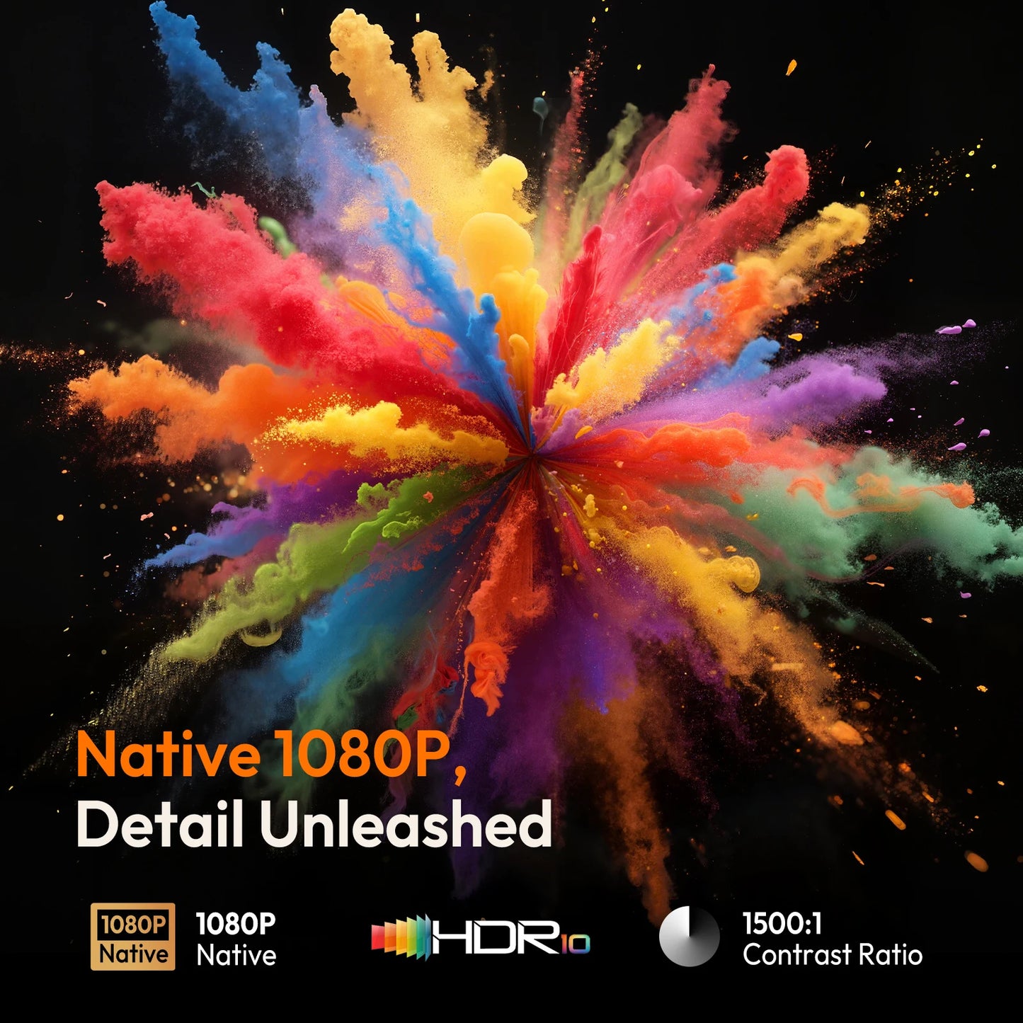 XGODY 1080P Smart Projector | Official Netflix, 440 ANSI, Auto Focus & Keystone