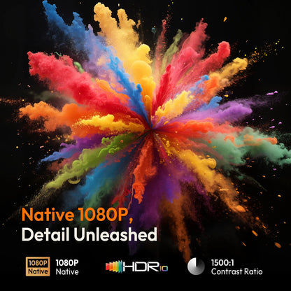 XGODY 1080P Smart Projector | Official Netflix, 440 ANSI, Auto Focus & Keystone