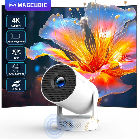 Magcubic Projector Android 11 4K 1280*720P HY300 Pro + Dual Wifi