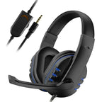 PS4 & PC Gaming Headset, 3.5mm Wired Earphones with Built-in Mic for Clear Chat