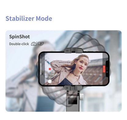 Selfie Stick Phone Gimbal Stabilizer For iPhone Android