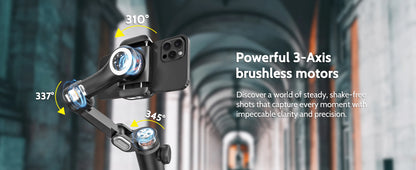 AOCHUAN Smart Phone XPro Smartphone 3 Axis Gimbal Stabilizer