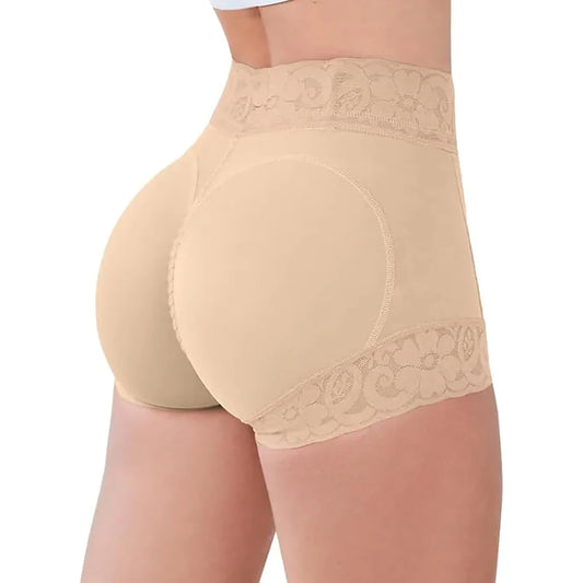 High-Waist Shaping  Tummy Butt Lift Control Shorts