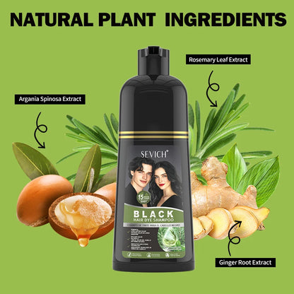 Rosemary Black Hair Dye Shampoo 500ml