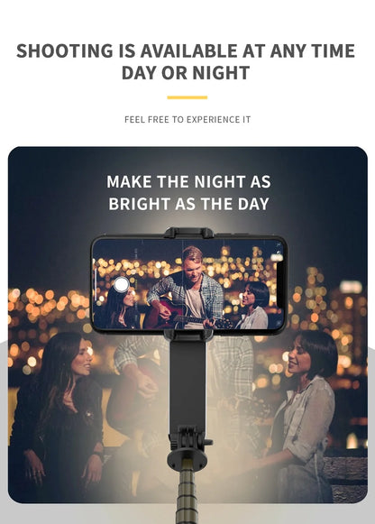 Gimbal Stabilizer For iPhone Android Cell Mobile Phone