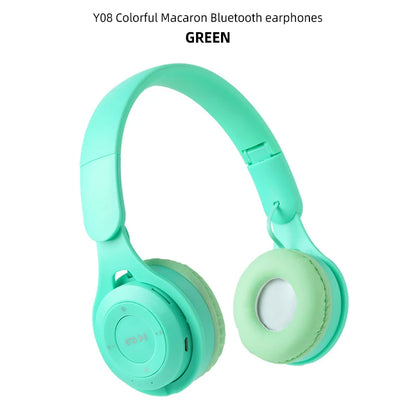 Foldable Kids Headphones - Wireless Bluetooth Over-Ear for Music & Gaming