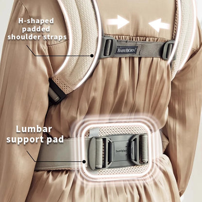 BabyBjorn Baby Carrier in 3D Mesh | Ergonomic 3-in-1 Design Supporting Newborns and Toddlers (7-40 Pounds)