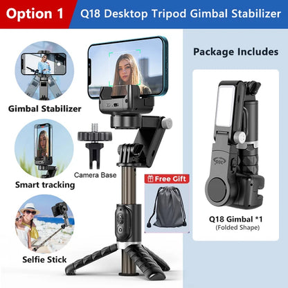 Selfie Stick Phone Gimbal Stabilizer For iPhone Android
