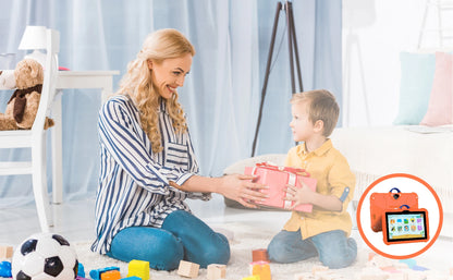 Cartoon Pattern Kids Tablet 7 Inch Quad Core 4GB RAM 64GB ROM Android