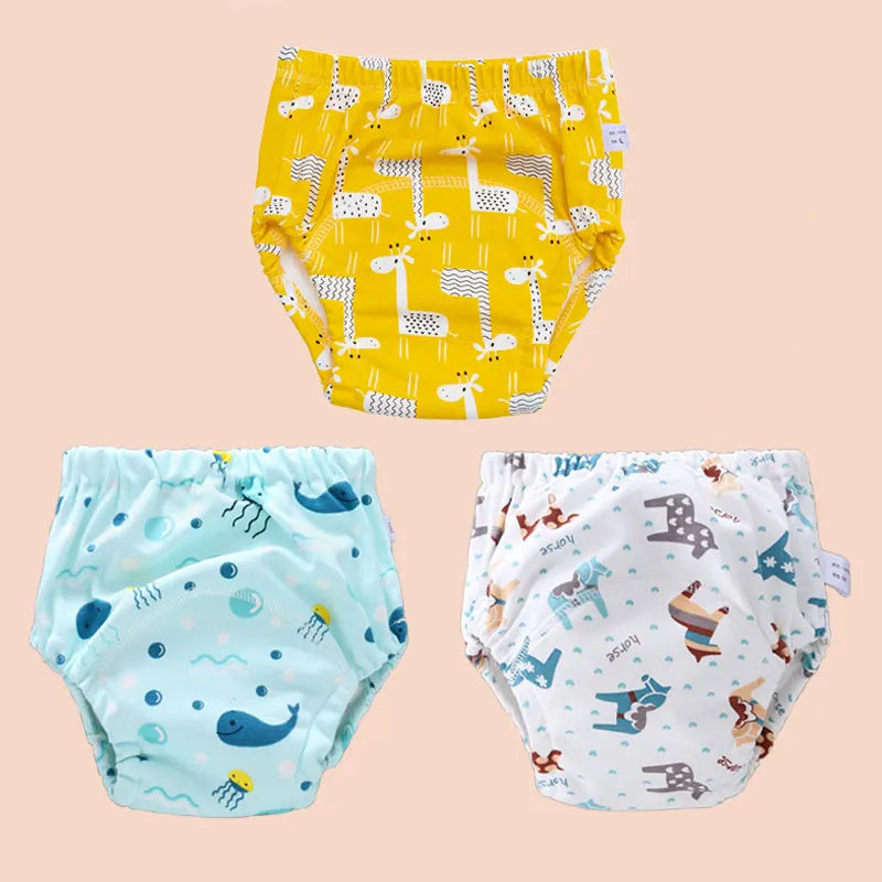 Baby Reusable Diapers Panties Potty Training Pants For Children
