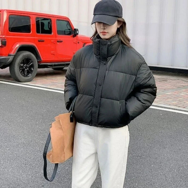 Loose Casual Parkas Woman