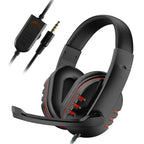 PS4 & PC Gaming Headset, 3.5mm Wired Earphones with Built-in Mic for Clear Chat