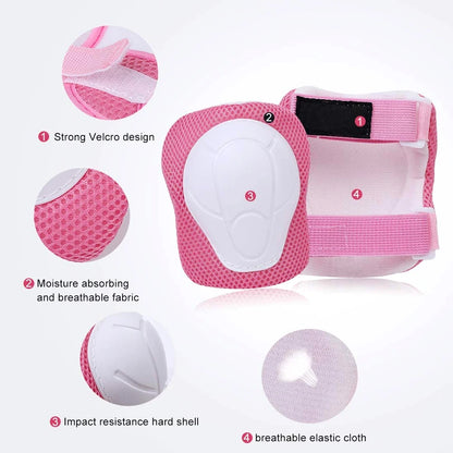 Safety Set with Wrist Guard for Skating Cycling New