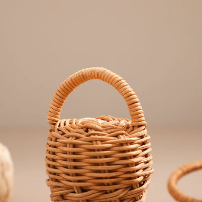 Baby Toys &nbsp;Rattan Pine Bell &nbsp;Wooden Rattan Toys