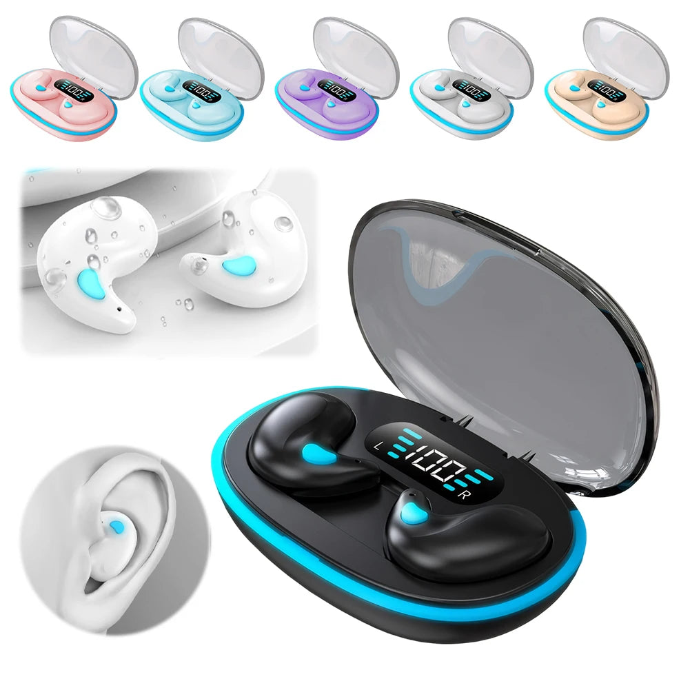 Ultimate Sleep Earbuds: Invisible & Comfortable for Side Sleepers with IPX5 Rating