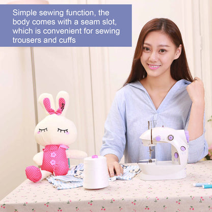 Beginner's Sewing Machine | 2-Speed, Double Thread, with Foot Pedal