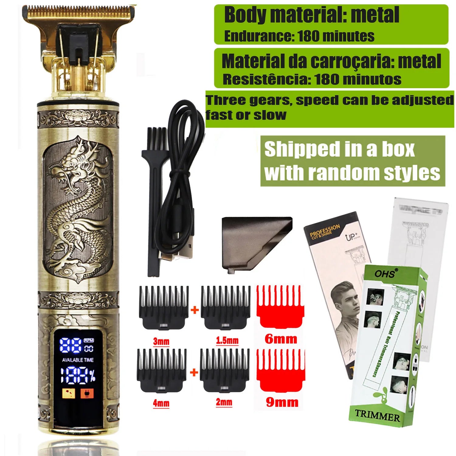 T9 All-Purpose Hair Clipper for Men