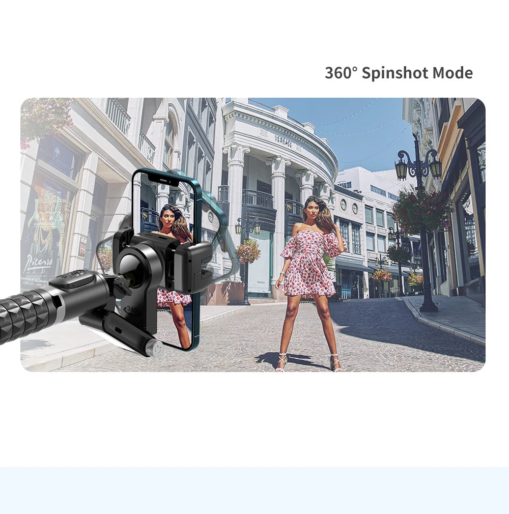 Selfie Stick Phone Gimbal Stabilizer For iPhone Android