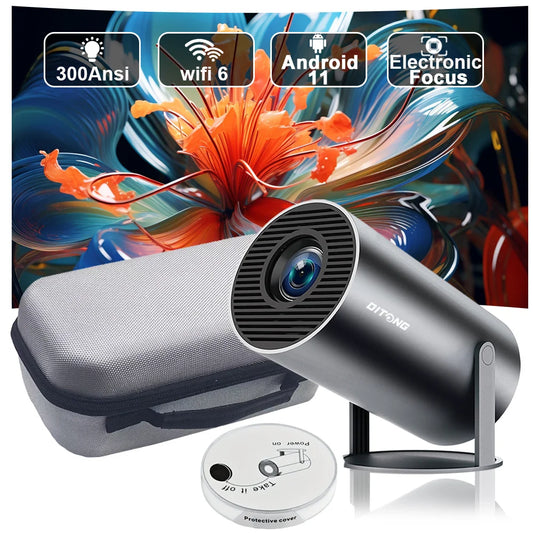 DITONG HY300 Plus HD Projector portatil 4K 1280x720P Android