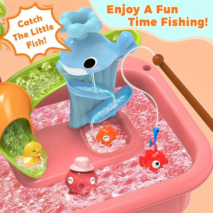 Kids Play Sink with Running Water & Electric Faucet