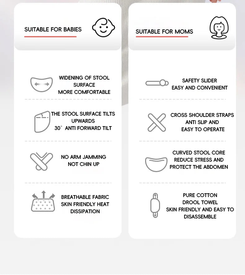 Multifunctional Waist Stool & Baby Carrier