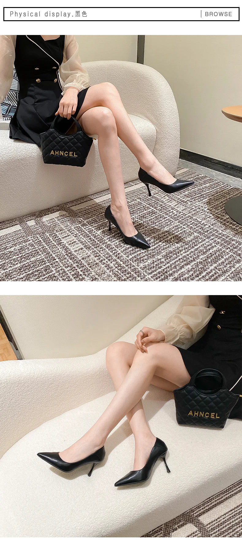 Women's Elegant Pointed-Toe Slingback Pump