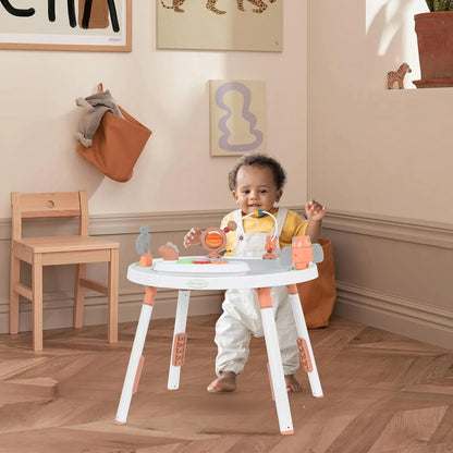 Baby activity center, 3-in-1 with detachable toys and 360 degree rotating seat, ideal for toddler development and entertainment