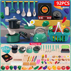 Play Kitchen Accessories Kit with Play Pots
