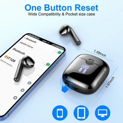 Wireless Earbuds with 40H Playtime | ENC Noise Cancellation for Clear Calls