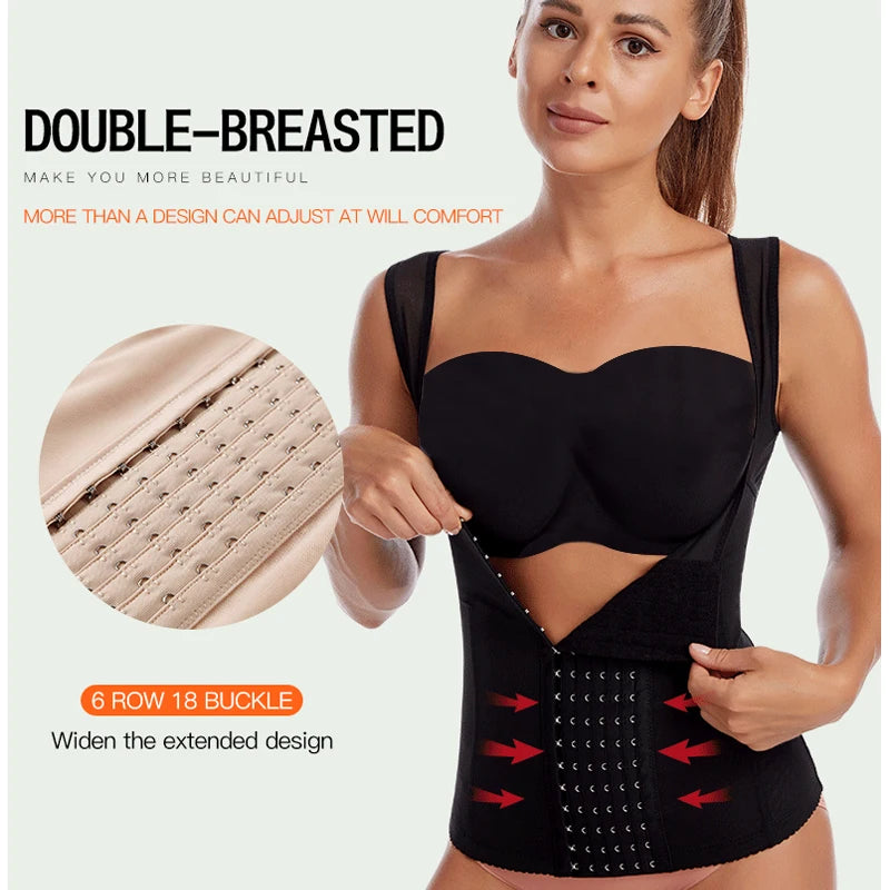 Woman Flat Belly Waist Trainer Body Shaper
