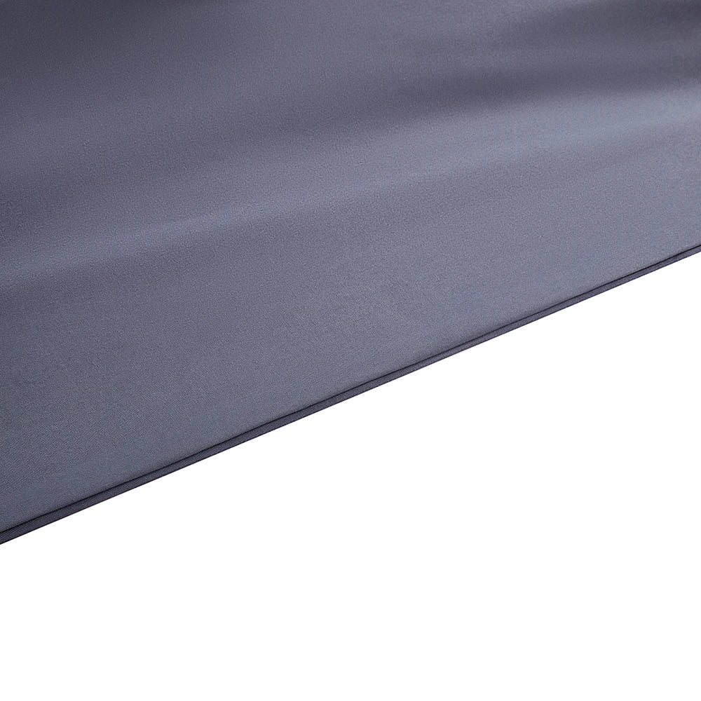 Lifeideas Linen-Style Sheet Set - 4-Piece, Silver-Grey, Easy-Care Polyester Blend