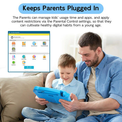 ANRY 2025 Kids Tablet Android 15 10.1 Inch A523 2.0GHZ 8GB