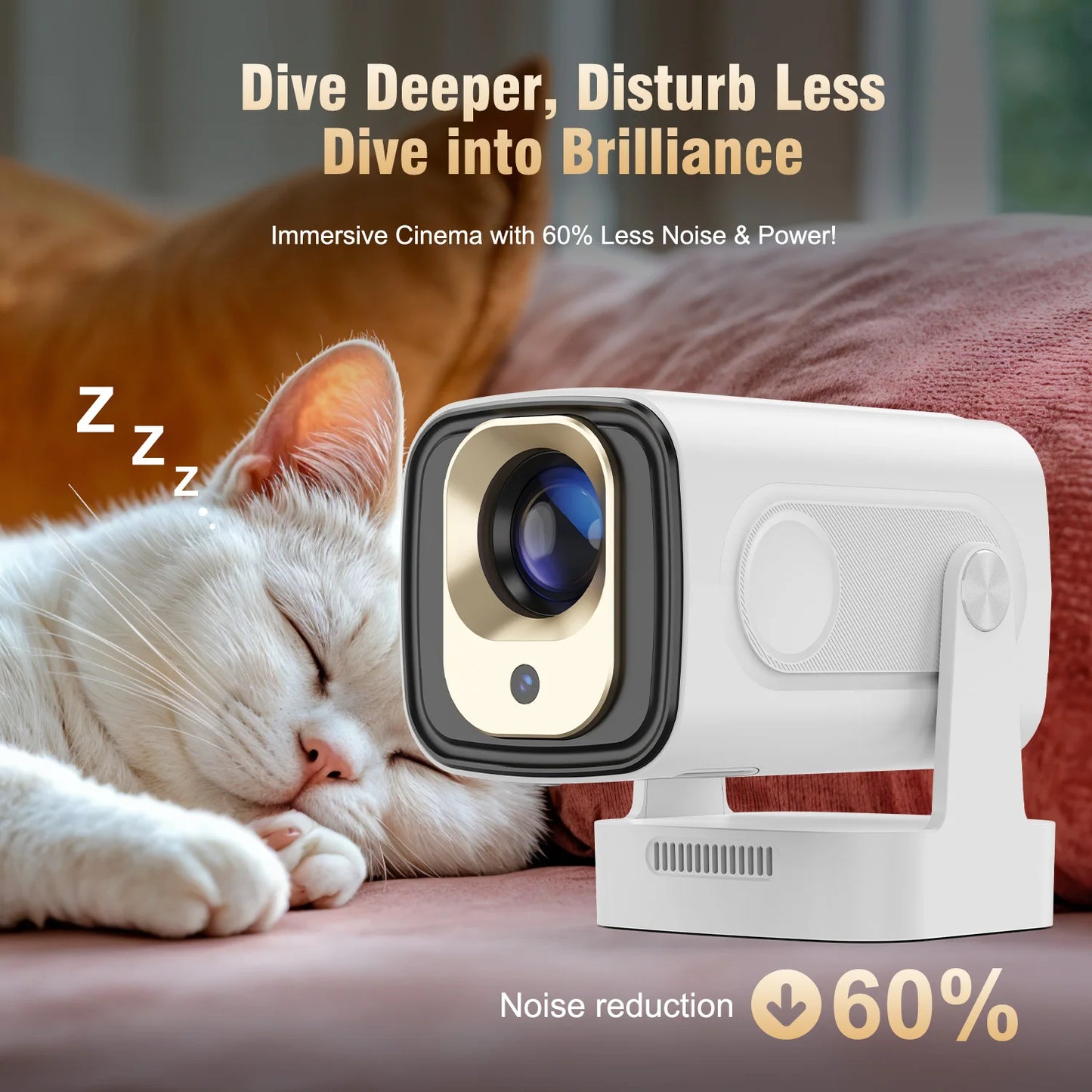 Magcubic HY310 Mini Projector Auto Focus 4K Native 1080P