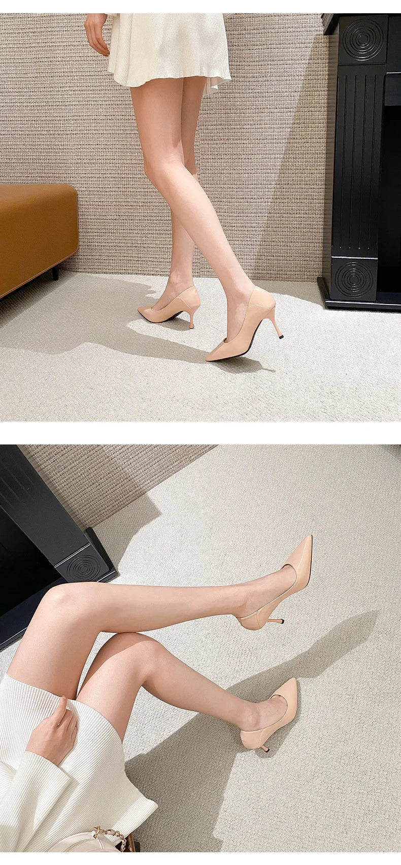 Women's Elegant Pointed-Toe Slingback Pump