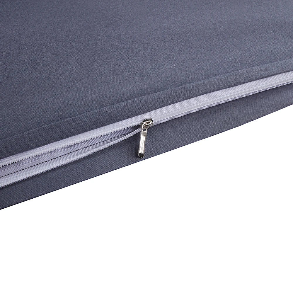 Lifeideas Linen-Style Sheet Set - 4-Piece, Silver-Grey, Easy-Care Polyester Blend