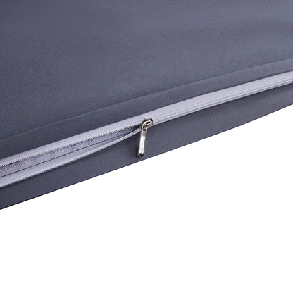 Lifeideas Linen-Style Sheet Set - 4-Piece, Silver-Grey, Easy-Care Polyester Blend