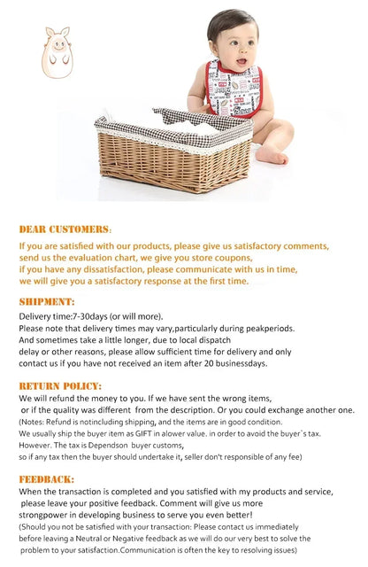 Baby Bibs for Children Waterproof