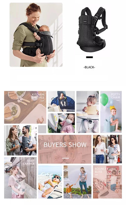 BabyBjorn Baby Carrier in 3D Mesh | Ergonomic 3-in-1 Design Supporting Newborns and Toddlers (7-40 Pounds)