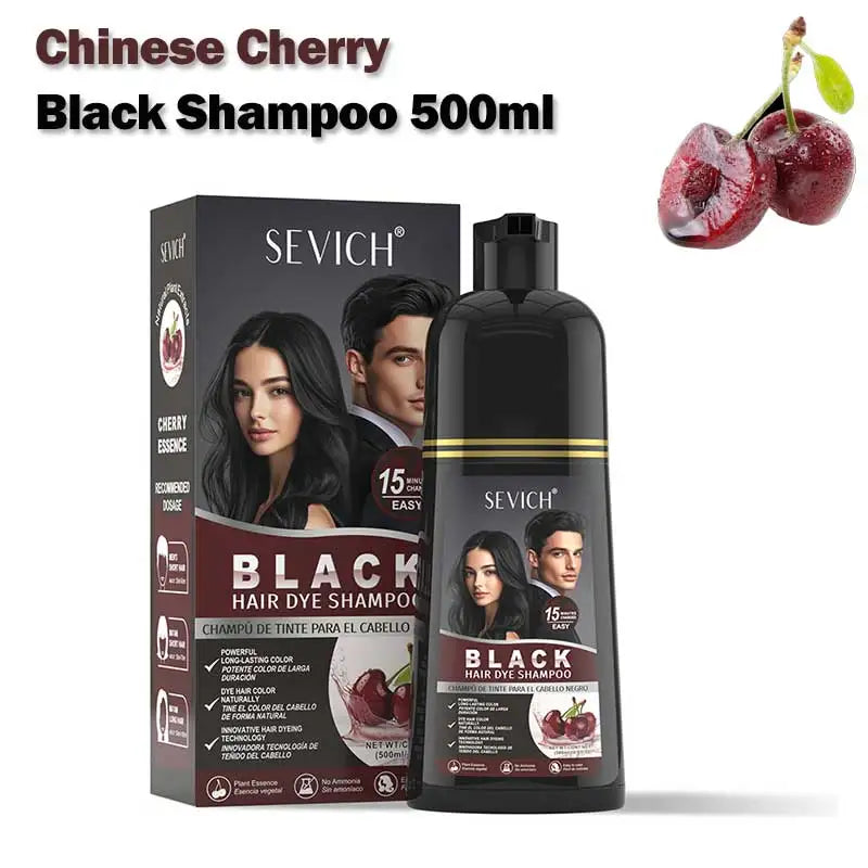 Rosemary Black Hair Dye Shampoo 500ml
