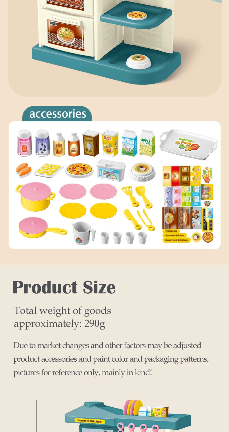 Kids Play Kitchen Accessories Playset