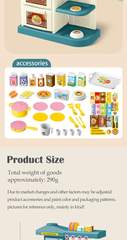 Kids Play Kitchen Accessories Playset