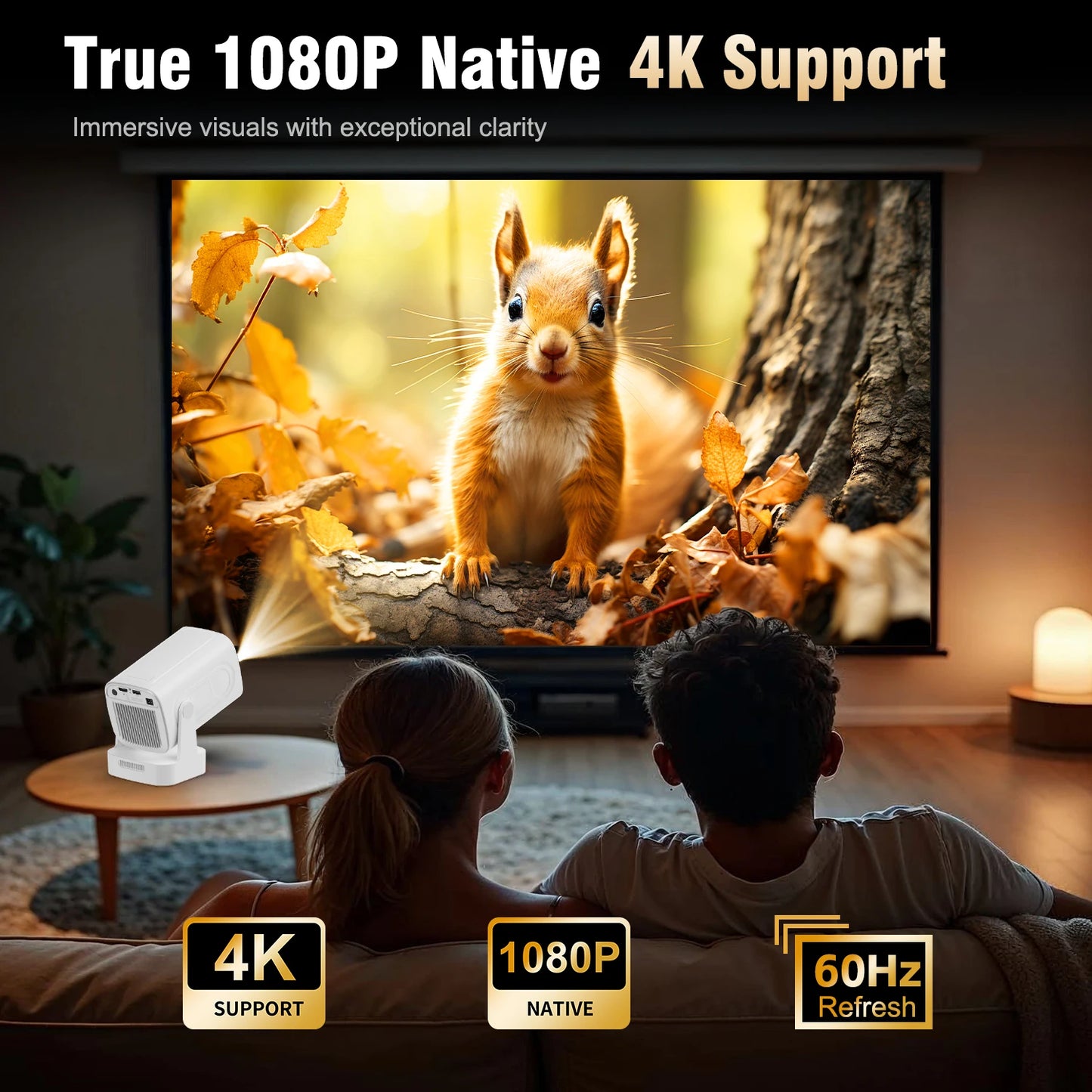 Magcubic HY310 Mini Projector Auto Focus 4K Native 1080P