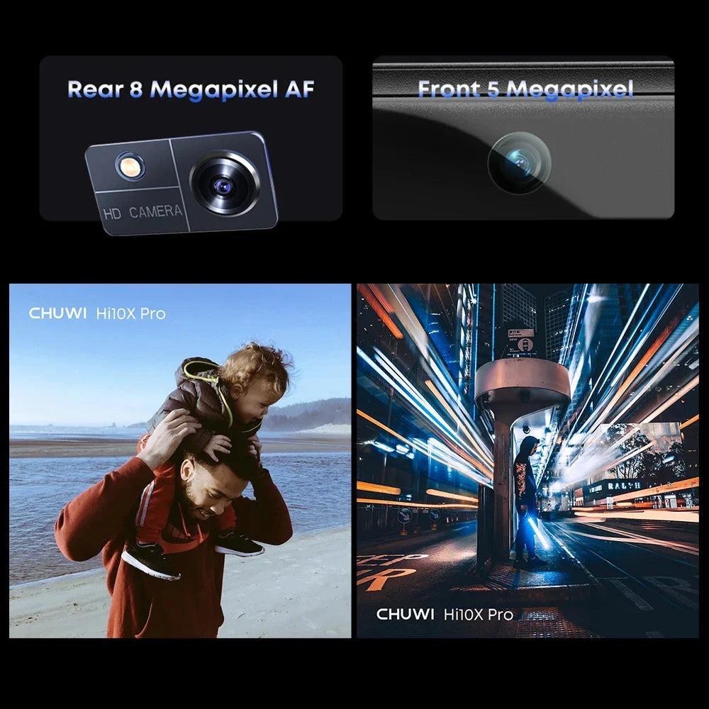 CHUWI Hi10X Pro Tablet 4G LTE Android 13 Widevine L1 10.1"