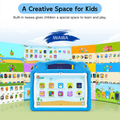 ANRY 2025 Kids Tablet Android 15 10.1 Inch A523 2.0GHZ 8GB