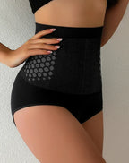 Flarixa Seamless Women's High Waist Abdomen Control Panties
