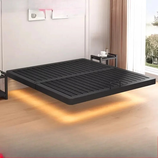Platform Floating Metal Frame Bed