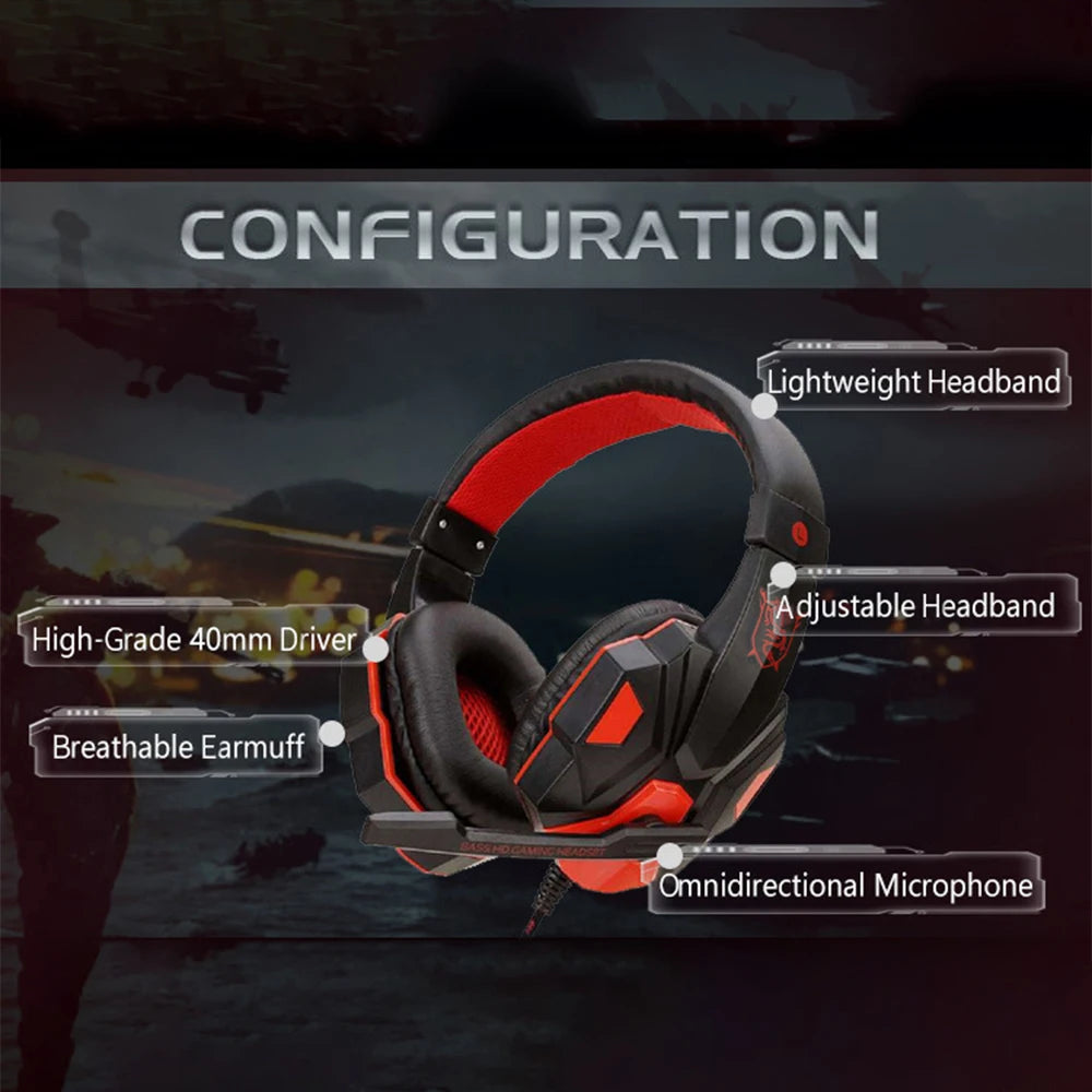 Tacticon Wired Headset for Multi-Platform Gaming with Flip-to-Mute Noise Cancelling Microphone