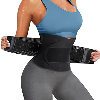 Women Sauna Sweat Abdomen Trimmer Belt Waist